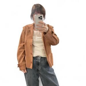 Vintage Camel Suede Jacket